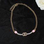 CHANEL Pink Diamond Double C Bracelet