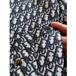 Dior three-dimensional woven jacquard threaded heavy work jacket