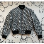 Dior three-dimensional woven jacquard threaded heavy work jacket