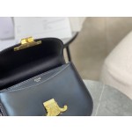 CELINE Leather Chain Saddle Bag~Model: 110973