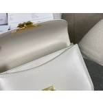 CELINE Leather Chain Saddle Bag~Model: 110973