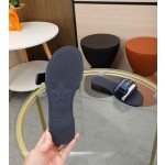 Dior webbing and woolen fitting slippers