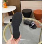 Dior webbing and woolen fitting slippers