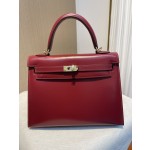Kelly25 wine red gold box