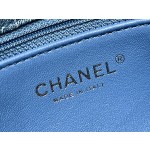 CHANEL 23B Autumn/Winter Trailer Series Buckle Big Bang Denim Square Fat Man 3829