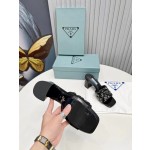 Prada Riveted Metal Heel Sandals