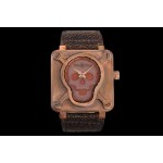 BR01SKULLBRONZE New Skull Bronze BR01 Watch