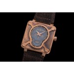 BR01SKULLBRONZE New Skull Bronze BR01 Watch