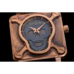 BR01SKULLBRONZE New Skull Bronze BR01 Watch