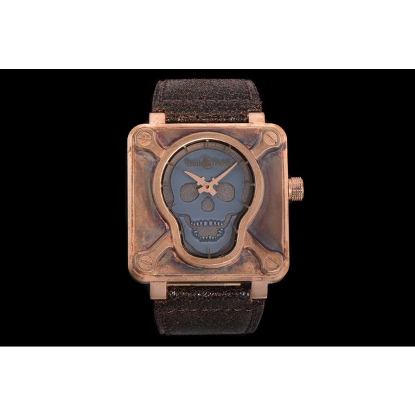 BR01SKULLBRONZE New Skull Bronze BR01 Watch