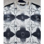 Louis Vuitton Four Leaf Grass Twisted Dyed Round Neck Short Sleeve