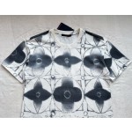 Louis Vuitton Four Leaf Grass Twisted Dyed Round Neck Short Sleeve
