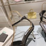 Prada high heeled pointed sandals