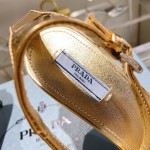 Prada high heeled pointed sandals