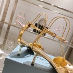 Prada high heeled pointed sandals