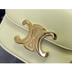 CELINE 𝗧𝗥𝗜𝗢𝗠𝗣𝗛⻼𝗠𝗜𝗡𝗜 Chicken Yellow 🐤  Triumphal Arch Mini Crossbody Bag Model: 101513