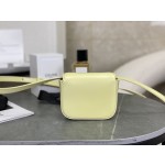 CELINE 𝗧𝗥𝗜𝗢𝗠𝗣𝗛⻼𝗠𝗜𝗡𝗜 Chicken Yellow 🐤  Triumphal Arch Mini Crossbody Bag Model: 101513