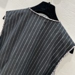 CHANEL patchwork vest jacket