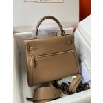 Kelly Lakis 28cm DO Weimaraner gold buckle imported swift leather hand-sewn wax thread