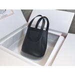 Pig's Nose Vegetable Basket Classic Black Silver In the loop-18cm waxed thread