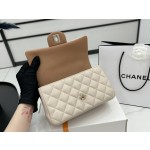 CHANEL 3P Latest Mini CF Handle Handbag AS2431 Contrast Sheepskin
