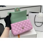 CHANEL 3P Latest Mini CF Handle Handbag AS2431 Contrast Sheepskin