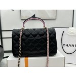CHANEL 3P Latest Mini CF Handle Handbag AS2431 Contrast Sheepskin