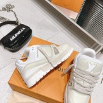 Louis Vuitton couple's runway show new basketball sneakers