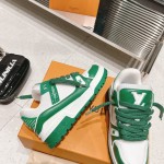 Louis Vuitton couple's runway show new basketball sneakers