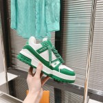 Louis Vuitton couple's runway show new basketball sneakers