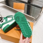 Louis Vuitton couple's runway show new basketball sneakers