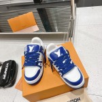 Louis Vuitton couple's runway show new basketball sneakers