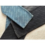 Balenciaga versatile bullet screen denim pants
