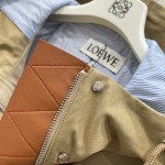 Loewe Vintage Denim Short Hooded Jacket Coat