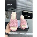 CHANEL Full Leather Silk Face Thick Sole Cookie Shoes