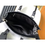 Louis Vuitton M46452 black flower briefcase handbag series