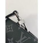 Louis Vuitton M46452 black flower briefcase handbag series