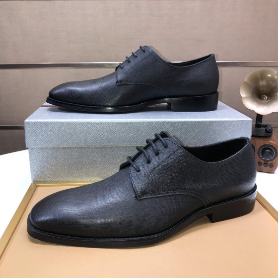 Prada genuine leather business suit shoes