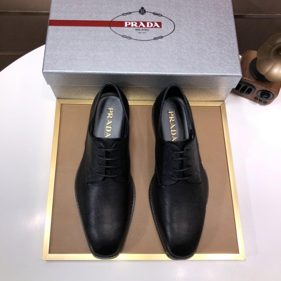Prada genuine leather business suit shoes