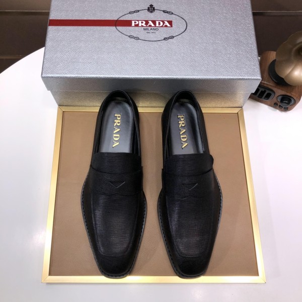 Prada genuine leather business suit shoes