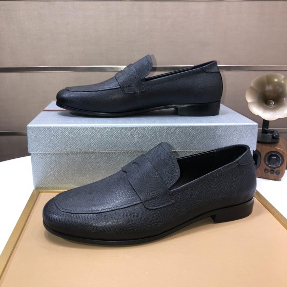 Prada genuine leather business suit shoes