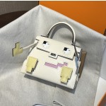 Kelly doll Mosaic doll bag cream white