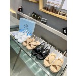 Prada bread sandals