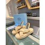 Prada bread sandals