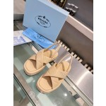 Prada bread sandals
