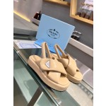 Prada bread sandals