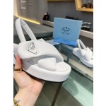 Prada bread sandals
