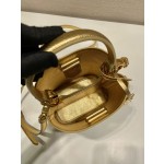 Prada bucket bag 🎉 1BA373 Gold