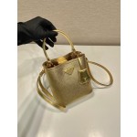 Prada bucket bag 🎉 1BA373 Gold