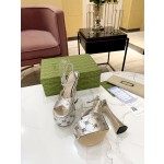 Gucci runway show water platform popular sandals